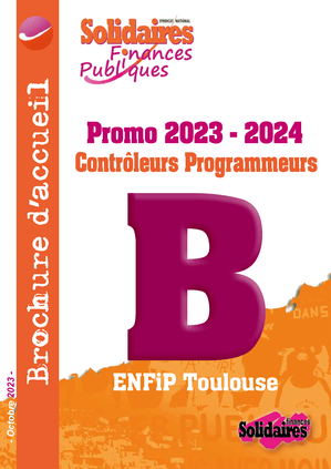 Brochure d'accueil contrôleur programmeur